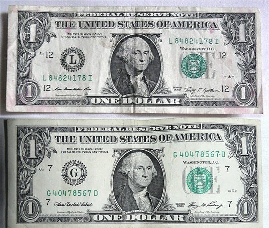 dollar notes for Burma.
